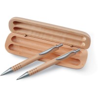 Pen gift set in wooden box