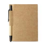 Σημειωματάριο με μίνι ανακυκλωμένο στυλό.
