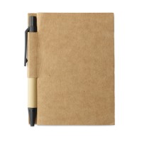 Memo note w/ mini recycled pen