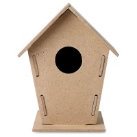 Wooden bird house