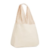 Beach bag cotton/mesh