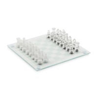 Glass chess set board game