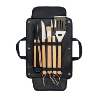 5 BBQ tools in pouch