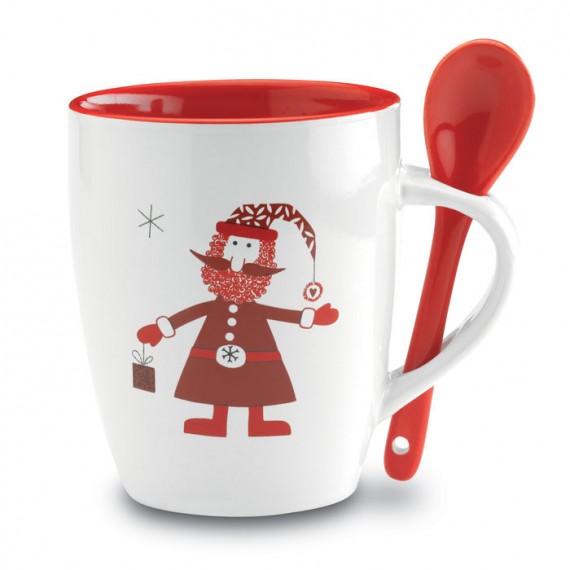 Mug with spoon