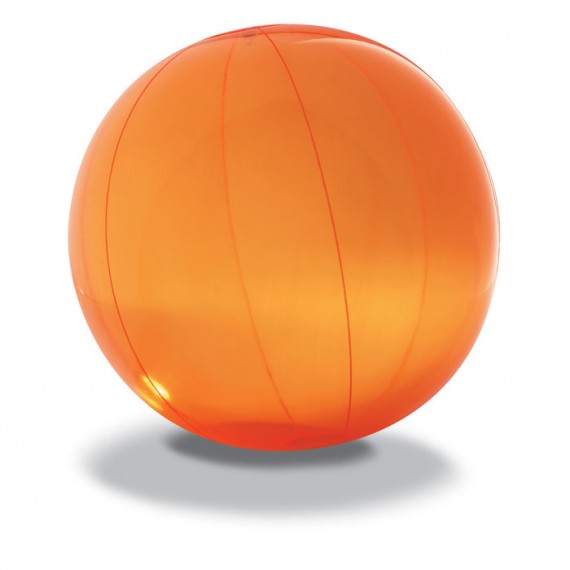 Transparent beach ball