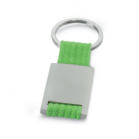 Metal rectangular key ring