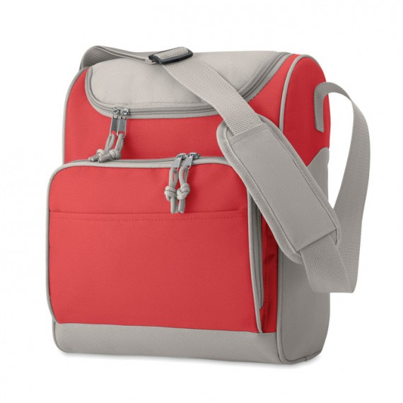 Cooler bag with front pocket