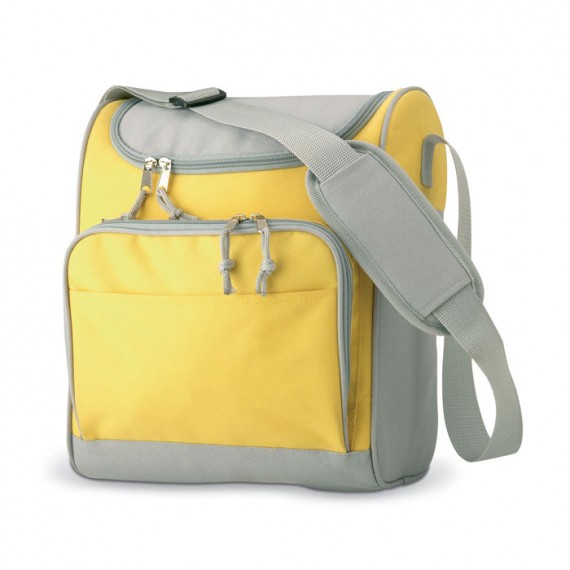 Cooler bag with front pocket