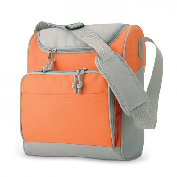 Cooler bag with front pocket