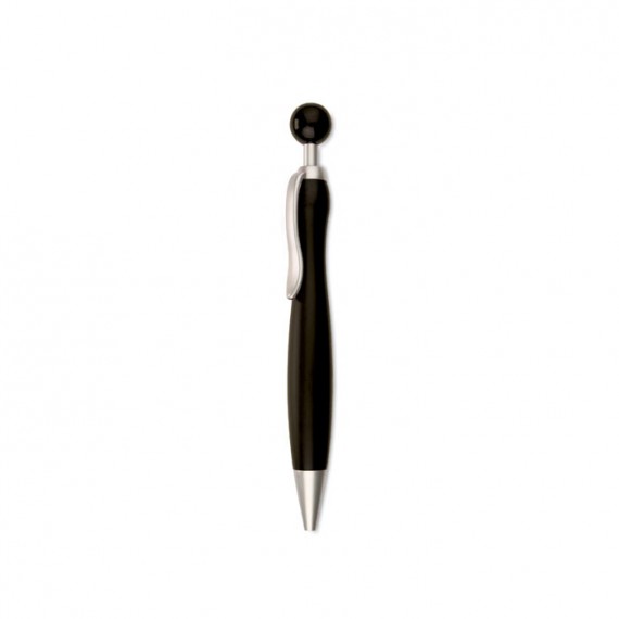 Ball pen with ball plunger