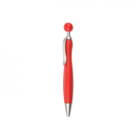 Ball pen with ball plunger