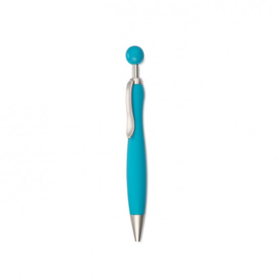 Ball pen with ball plunger