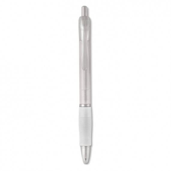 Ball pen with rubber grip