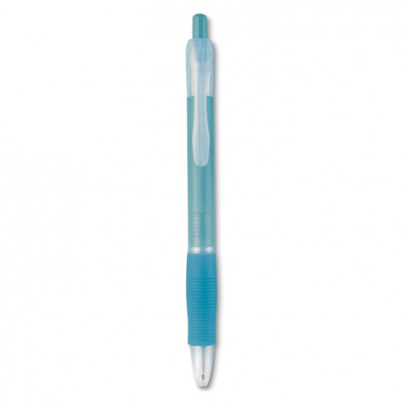 Ball pen with rubber grip