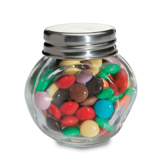 Chocolates in glass holder