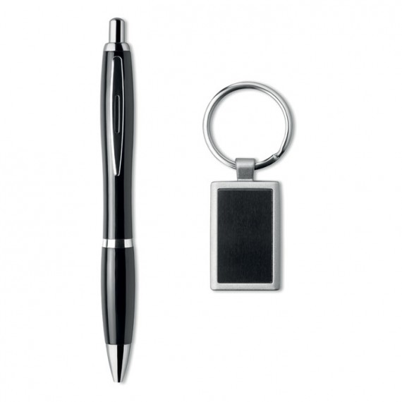 Ball pen and key ring set