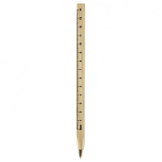 Wooden ruler pen