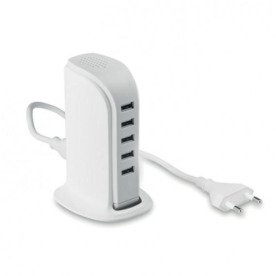 5 port USB hub with AC adaptor