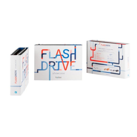 FLASH DRIVE SHOWCASE. Κασετίνα με εκτυπωμένα USB