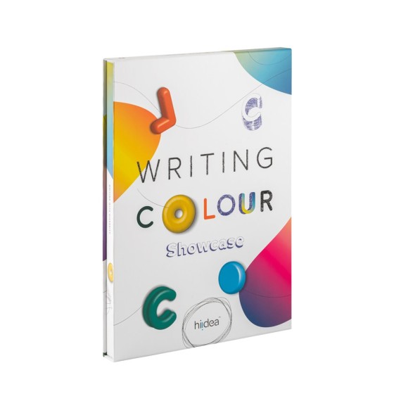 COLOUR WRITING SHOWCASE. Showcase with 20 coloured ball pens