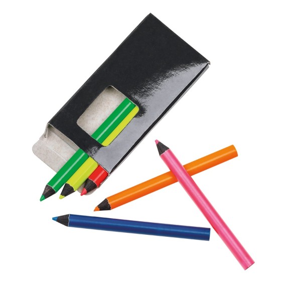 MEMLING. Κουτί με 6 χρωματιστά μολύβια