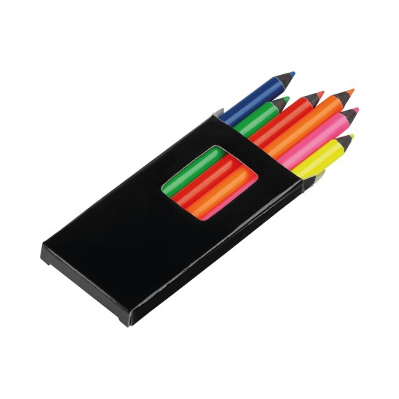 MEMLING. Κουτί με 6 χρωματιστά μολύβια