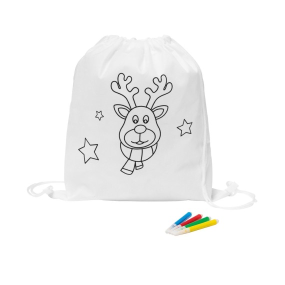 GLENCOE. Children's colouring drawstring bag