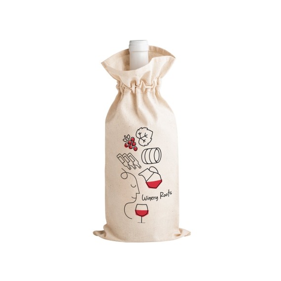 JEROME. 100% cotton bag for bottle