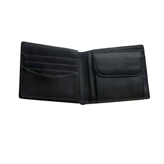 BARRYMORE. Leather wallet with RFID blocking