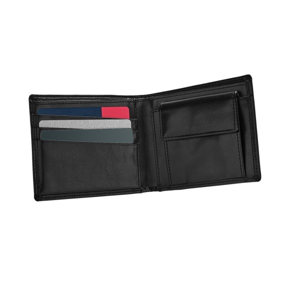 AFFLECK. Leather wallet with RFID blocking