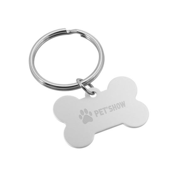 PAW. Aluminium keyring