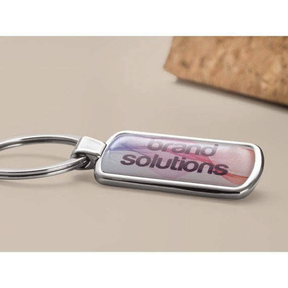 BOHR. Metal keyring