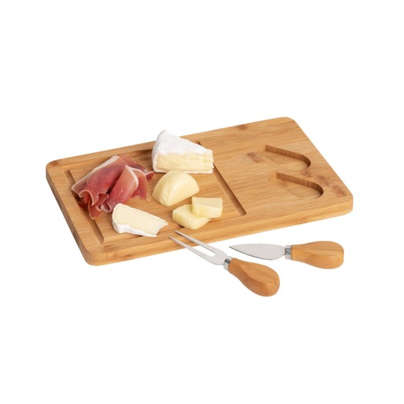 WOODS. Bamboo cheese board