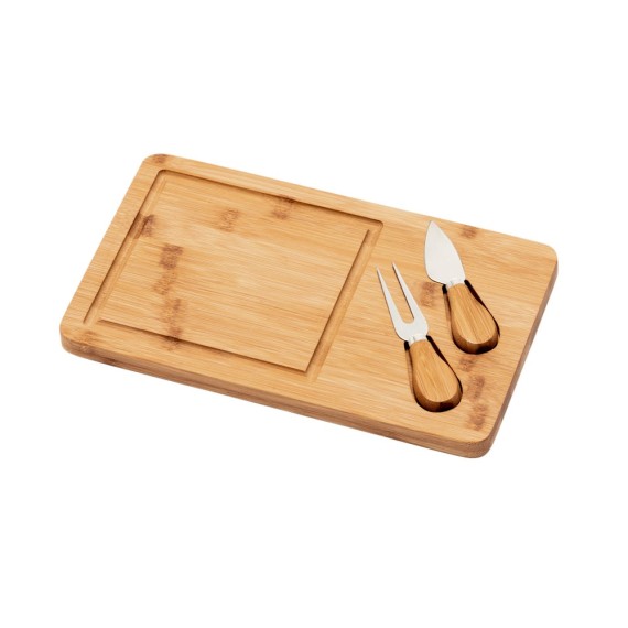 WOODS. Bamboo cheese board