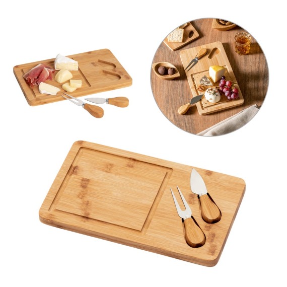 WOODS. Bamboo cheese board