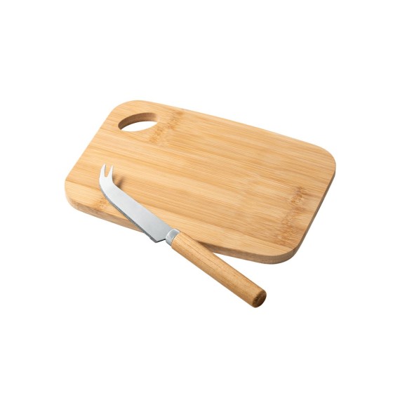 CAPPERO. Set with board and cheese knife