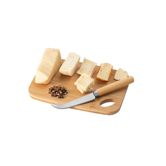 CAPPERO. Set with board and cheese knife