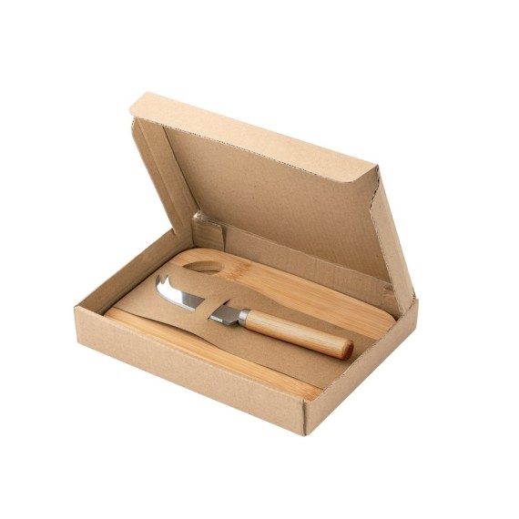 CAPPERO. Set with board and cheese knife