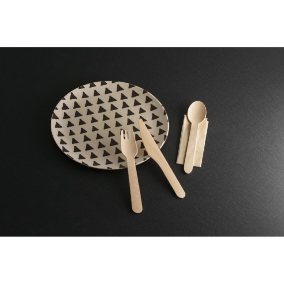 SUYA. Wooden cutlery set