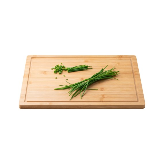 MARJORAM. Bamboo cutting board