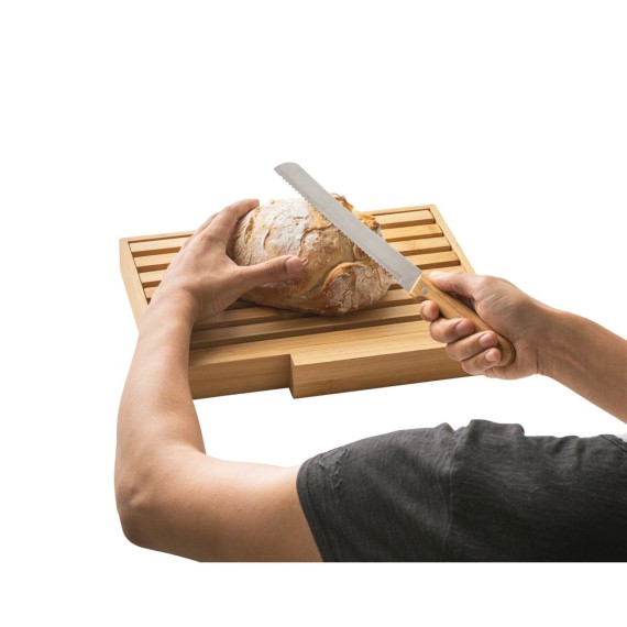 PASSARD. Bread board with knife