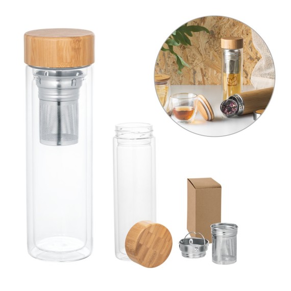 MAKAROVA. Bottle with infusers 490 mL