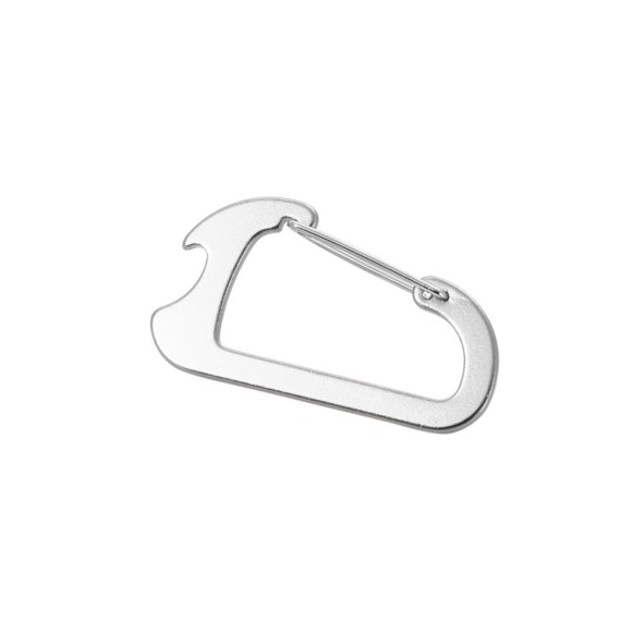 CLOSE. Carabiner with bottle opener