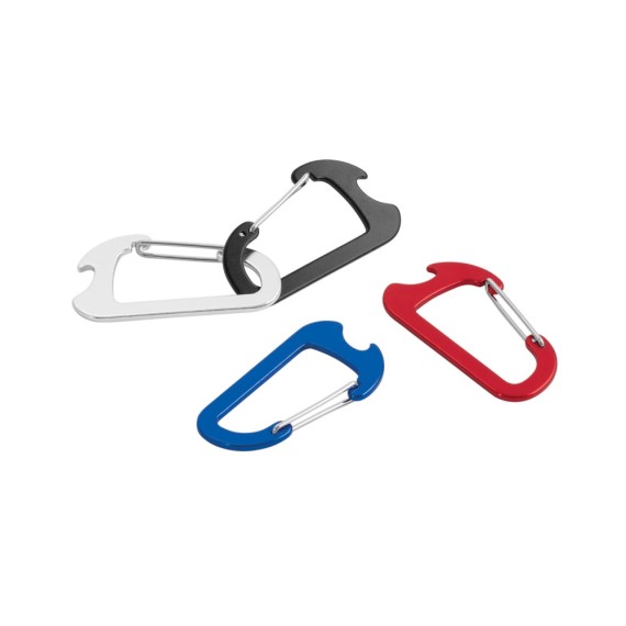 CLOSE. Carabiner with bottle opener