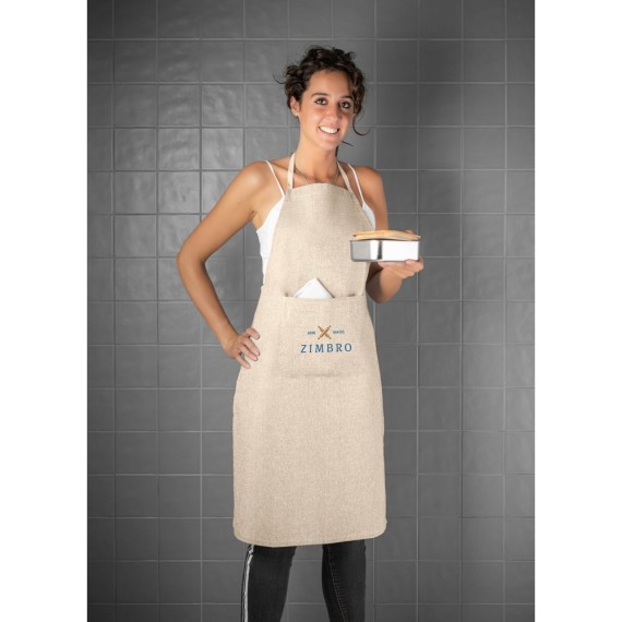 ZIMBRO. Apron with recycled cotton