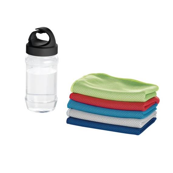 ARTX PLUS. Sports towel with bottle