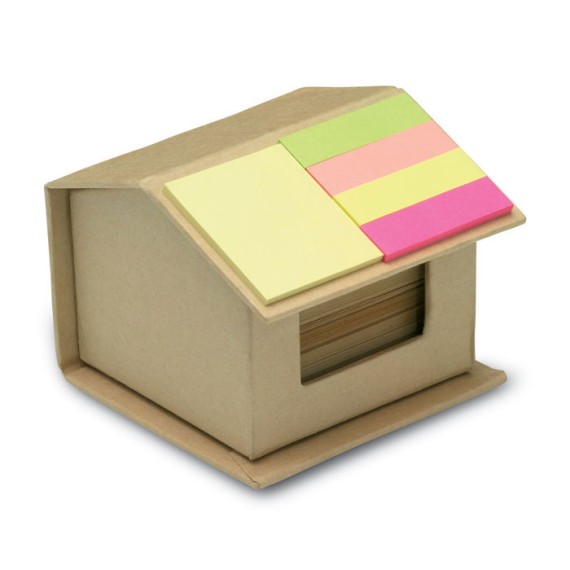 Recycled carton sticky notes