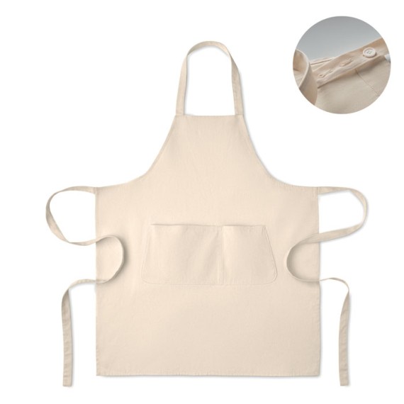 Organic cotton apron 240 gr/m² Organic cotton apron 240 gr/m²