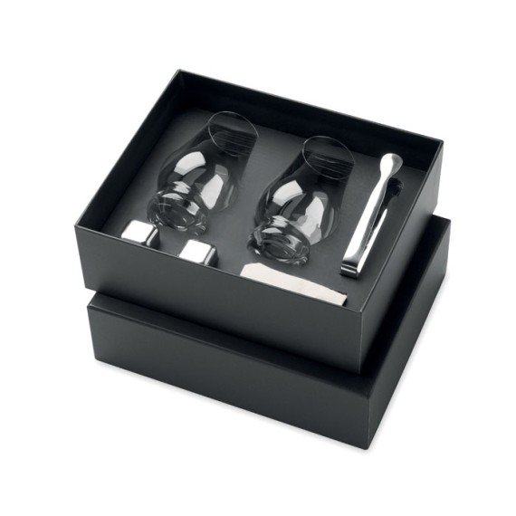 Set of whisky tasting glasses