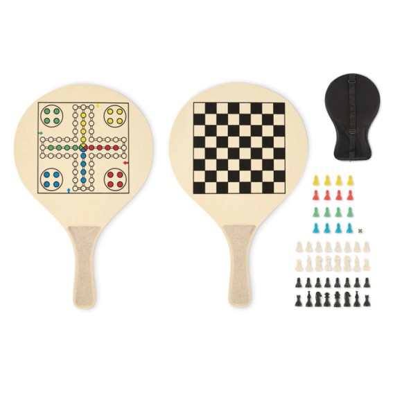 Beach set of 2 plywood rackets